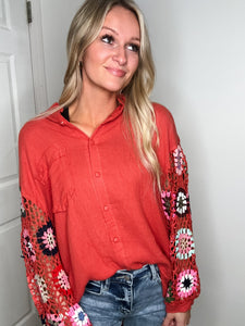Crossroads Button Up