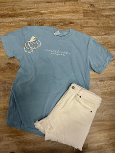 Embroidered Created With A Purpose Tee