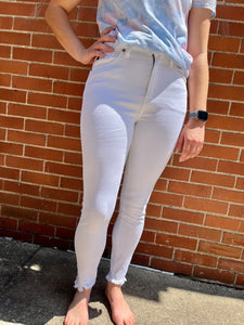 White Kancan Skinny Jeans