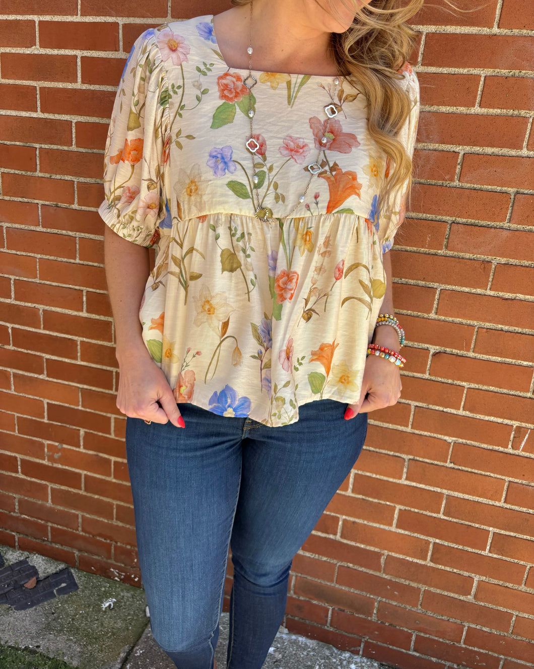 Halle Floral Top