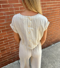 Load image into Gallery viewer, Beachin Pinstripe Linen Set
