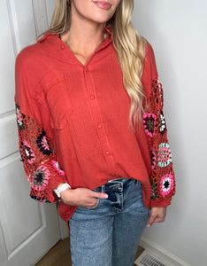 Crossroads Button Up