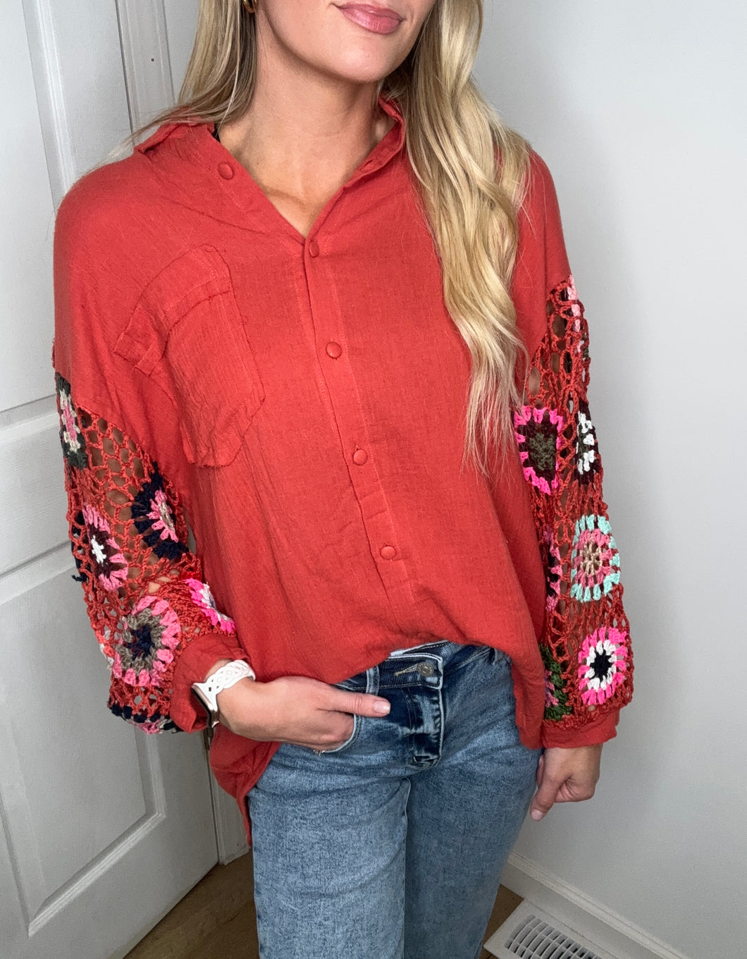 Crossroads Button Up