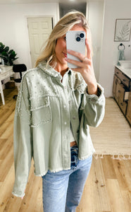 Studded Olive Jacket
