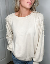 Load image into Gallery viewer, Pretty in Pearls Sweater
