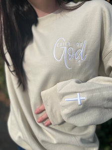 Embroidered Child of God Crew