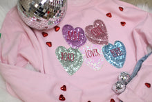 Load image into Gallery viewer, Be Mine Sequin Crewneck
