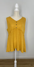 Load image into Gallery viewer, Plus Size Mustard Tank 33
