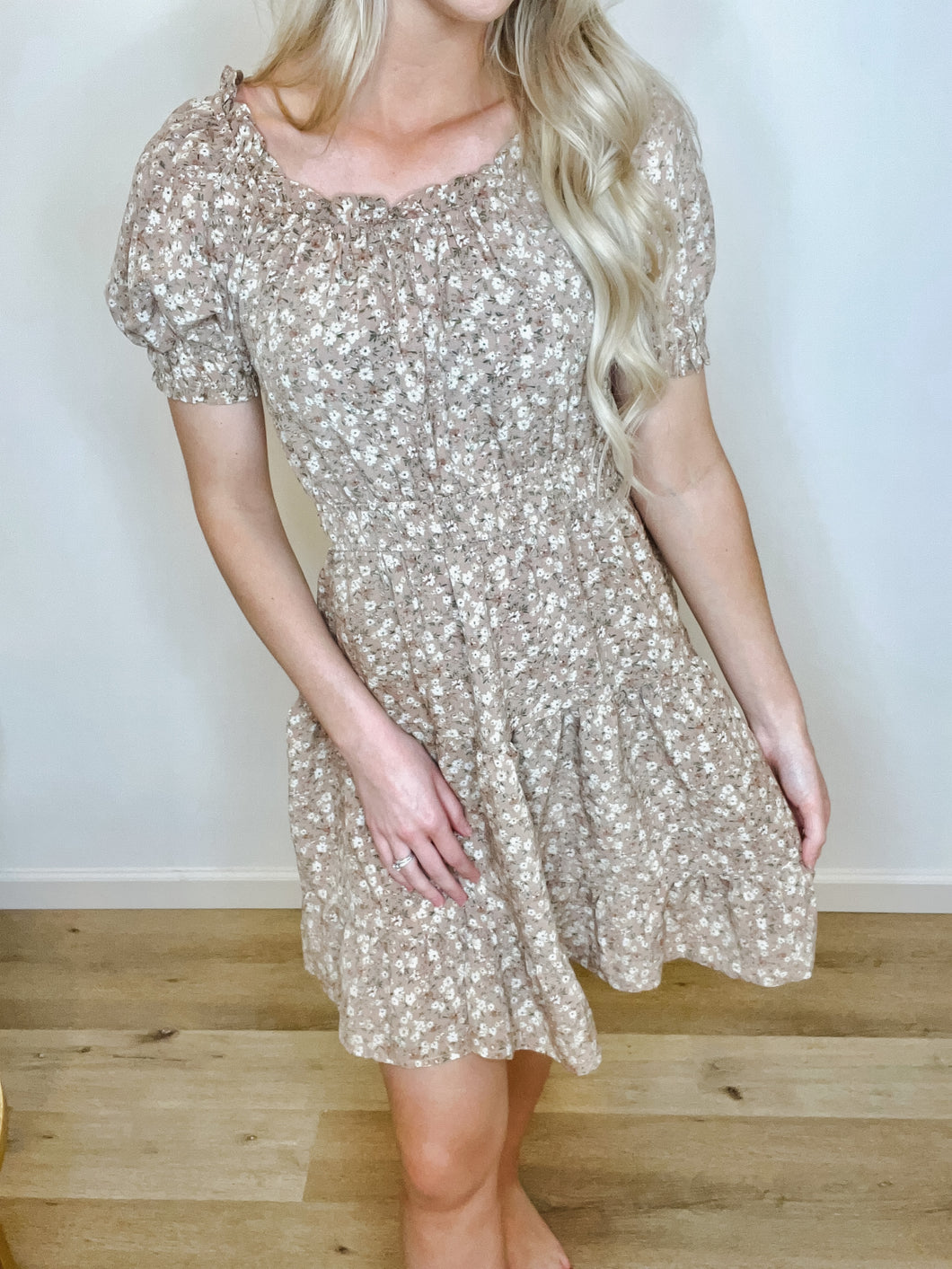 Cocoa Floral Dress