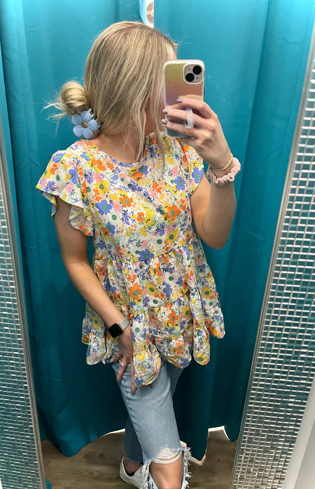 Roman Babydoll Top