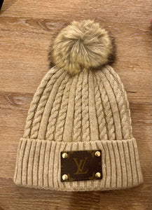 Authentic LV Patch Swiss Beanie