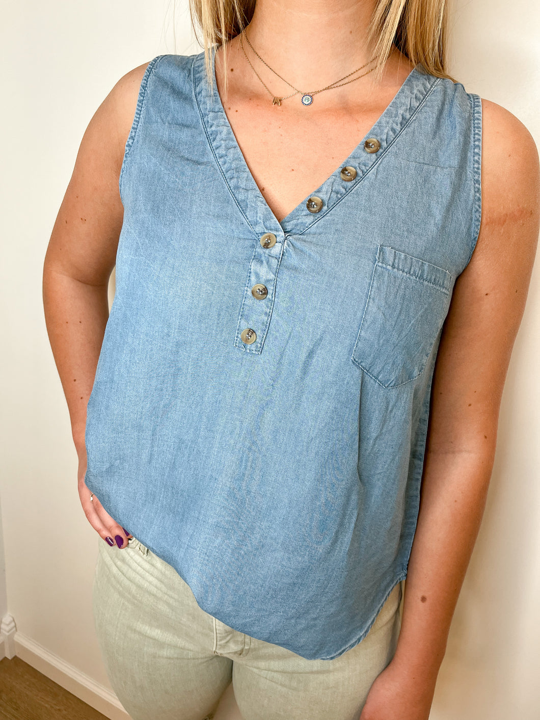 All yours Denim Tank