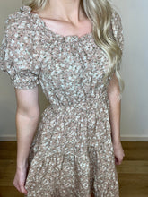 Load image into Gallery viewer, Cocoa Floral Dress
